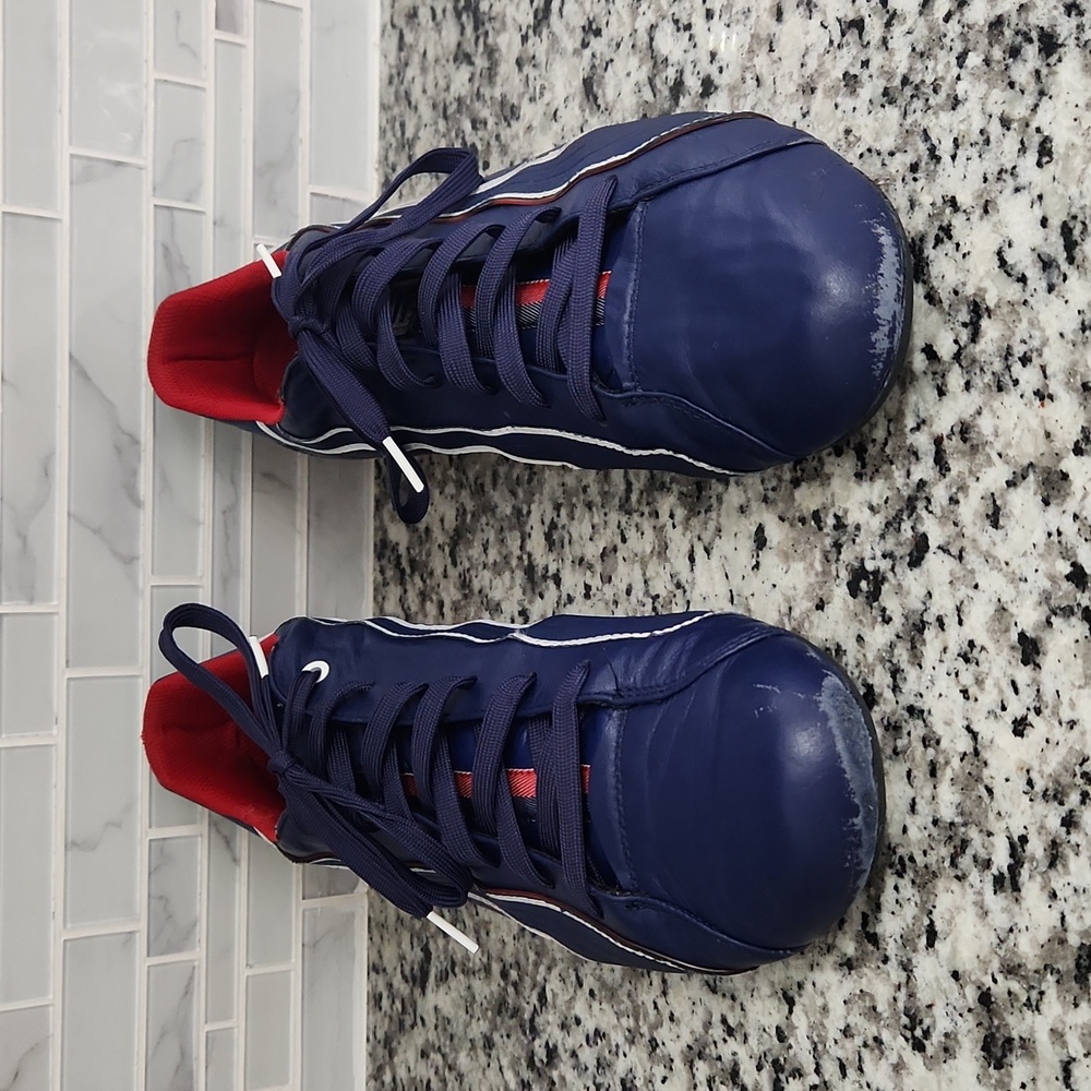 Navy-Blue Puma BMW Motorsports Driving Shoes sz 14 low top leather sneakers - Picture 2 of 7
